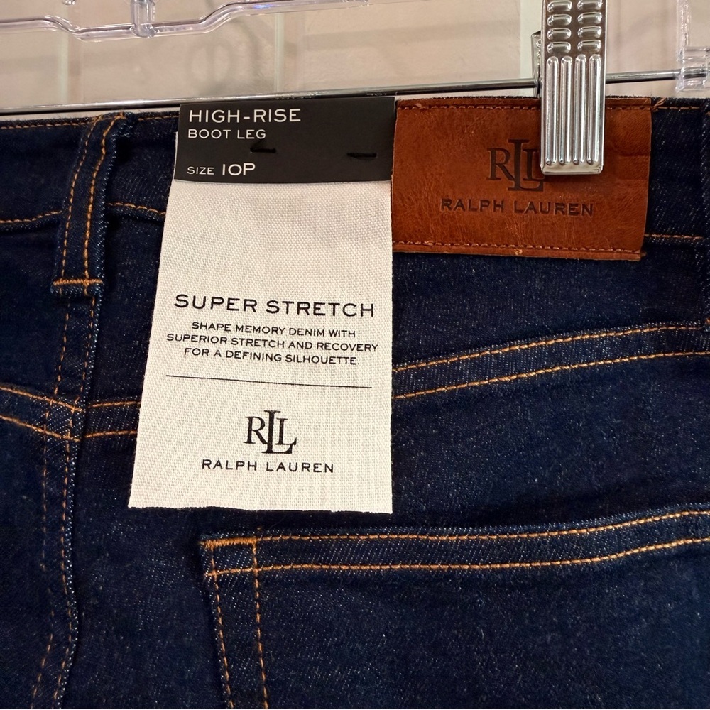 Ralph Lauren high rise Bootcut Jeans 10P - Picture 4 of 12
